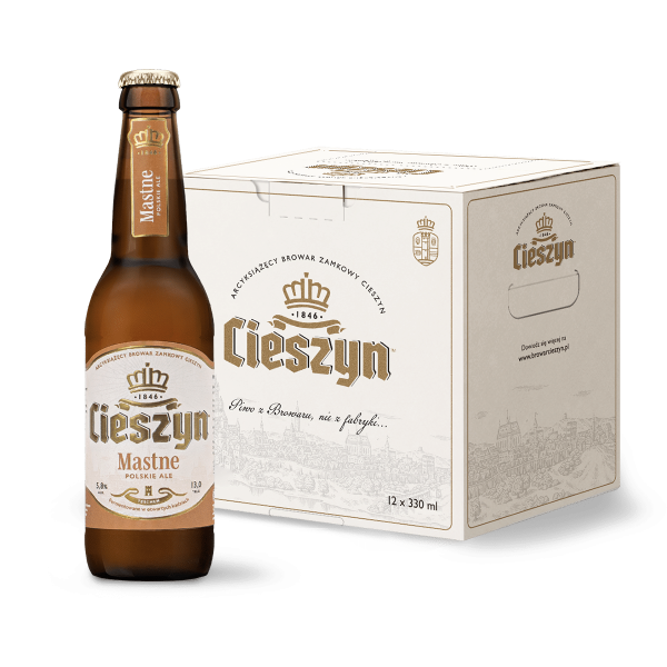 CIESZYN MASTNE POLSKIE ALE (karton 12x butelka 0,3l)